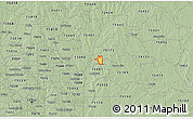 Savanna Style 3D Map of ZIP code 75166