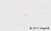 Silver Style 3D Map of ZIP code 75166, single color outside