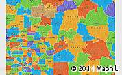 Political Map of ZIP code 75166