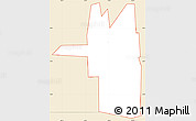 Classic Style Simple Map of ZIP code 75166