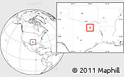 Blank Location Map of ZIP code 75169