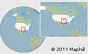 Savanna Style Location Map of ZIP code 75169, highlighted country, highlighted county, within the entire country, hill shading