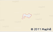 Classic Style 3D Map of ZIP code 75173, single color outside