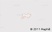Silver Style 3D Map of ZIP code 75173, single color outside