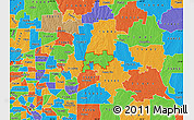 Political Map of ZIP code 75173