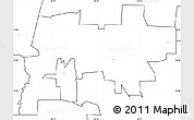 Blank Simple Map of ZIP code 75173, no labels