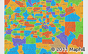 Political Map of ZIP code 75203