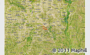 Satellite Map of ZIP code 75203