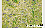 Satellite Map of ZIP code 75204