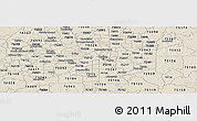Classic Style Panoramic Map of ZIP code 75207