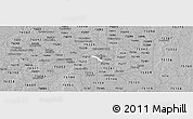 Gray Panoramic Map of ZIP code 75207