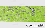 Physical Panoramic Map of ZIP code 75207