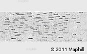 Silver Style Panoramic Map of ZIP code 75207