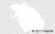 Silver Style Simple Map of ZIP code 75215