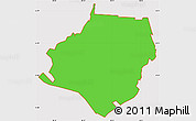 Political Simple Map of ZIP code 75219, cropped outside