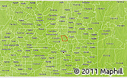 Physical 3D Map of ZIP code 75230