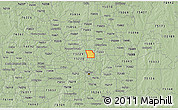 Savanna Style 3D Map of ZIP code 75230