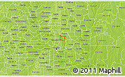 Physical 3D Map of ZIP code 75231