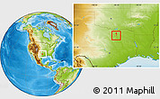 Physical Location Map of ZIP code 75243