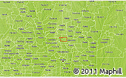 Physical 3D Map of ZIP code 75248