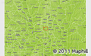 Physical Map of ZIP code 75248