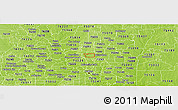 Physical Panoramic Map of ZIP code 75248