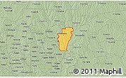 Savanna Style 3D Map of ZIP code 75407