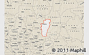 Classic Style Map of ZIP code 75407