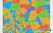 Political Map of ZIP code 75407