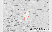 Silver Style Map of ZIP code 75407