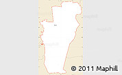 Classic Style Simple Map of ZIP code 75407