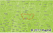 Physical 3D Map of ZIP code 75409