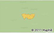 Savanna Style 3D Map of ZIP code 75409, single color outside