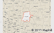Classic Style Map of ZIP code 75442