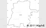 Blank Simple Map of ZIP code 75442, cropped outside
