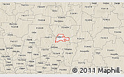 Classic Style 3D Map of ZIP code 75454