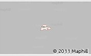 Gray 3D Map of ZIP code 75454, single color outside