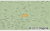 Savanna Style 3D Map of ZIP code 75454