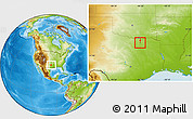 Physical Location Map of ZIP code 75454