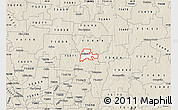 Classic Style Map of ZIP code 75454