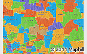 Political Map of ZIP code 75454