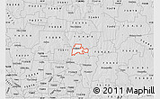 Silver Style Map of ZIP code 75454
