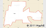 Classic Style Simple Map of ZIP code 75454