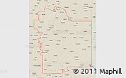 Classic Style 3D Map of ZIP codes starting with 756