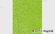 Physical 3D Map of ZIP codes starting with 756