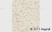 Shaded Relief 3D Map of ZIP codes starting with 756