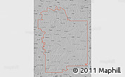 Gray Map of ZIP codes starting with 756