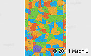 Political Map of ZIP codes starting with 756