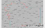 Gray Panoramic Map of ZIP codes starting with 756