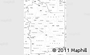 Blank Simple Map of ZIP codes starting with 756